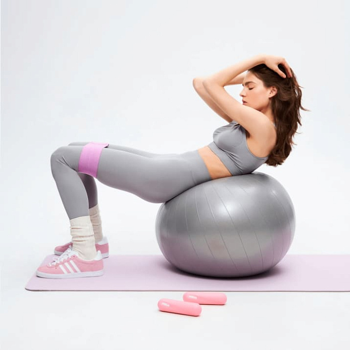 Нескользящий коврик для йоги и фитнеса MELA