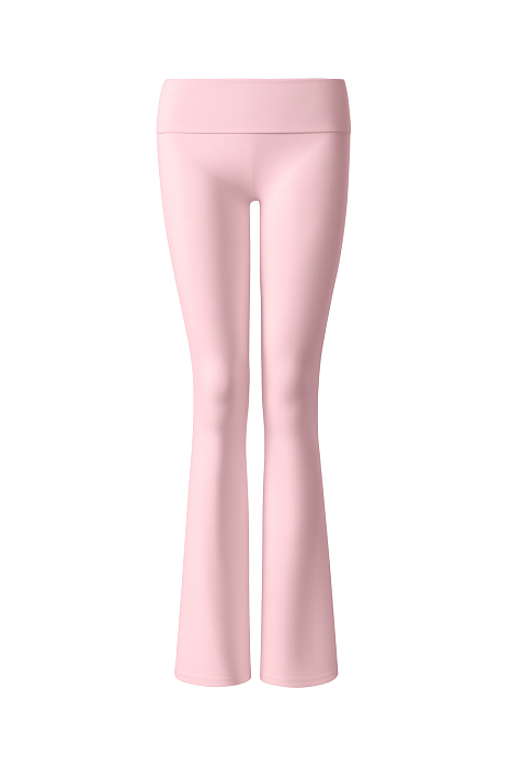 Спортивные брюки клеш с широким поясом MELA